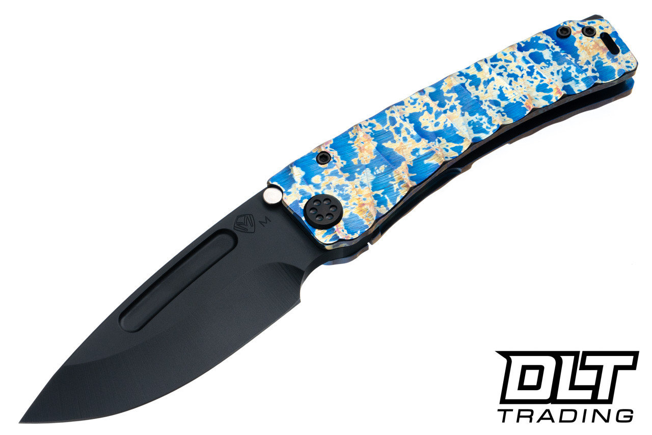 Medford Marauder Drop Point - DLC MagnaCut - Blue with Flm