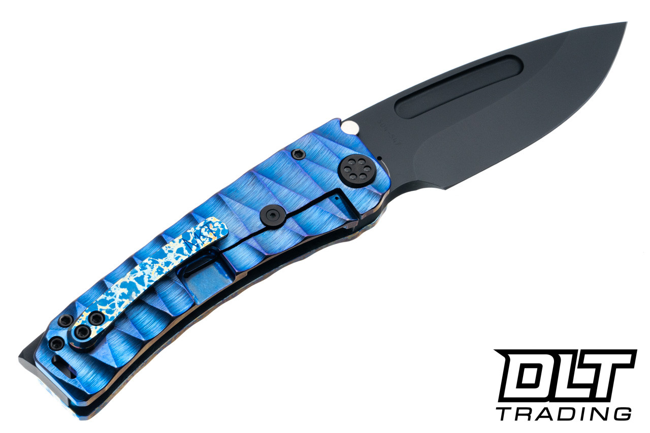 Medford Marauder Drop Point - DLC MagnaCut - Blue with Flm
