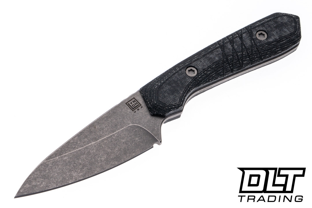 Forgotten Woods ブラックメタル　blackl Lynch Blades Sparrow Seven - X Black Canvas Micarta - Service
