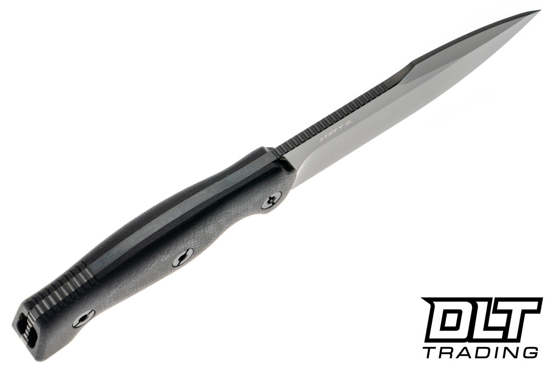 Kunwu Stiffy G - Black Micarta - DLC Assab 88 Blade - Kydex Sheath