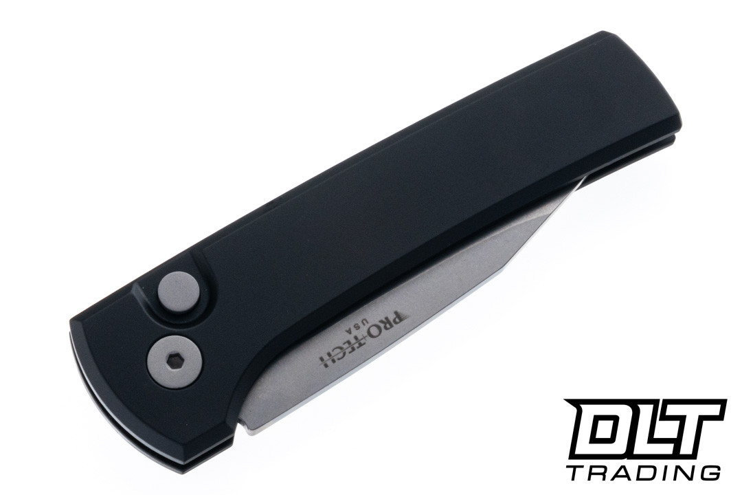 Pro-Tech Chaves Scapegoat - Black Aluminum Handle - Stonewashed