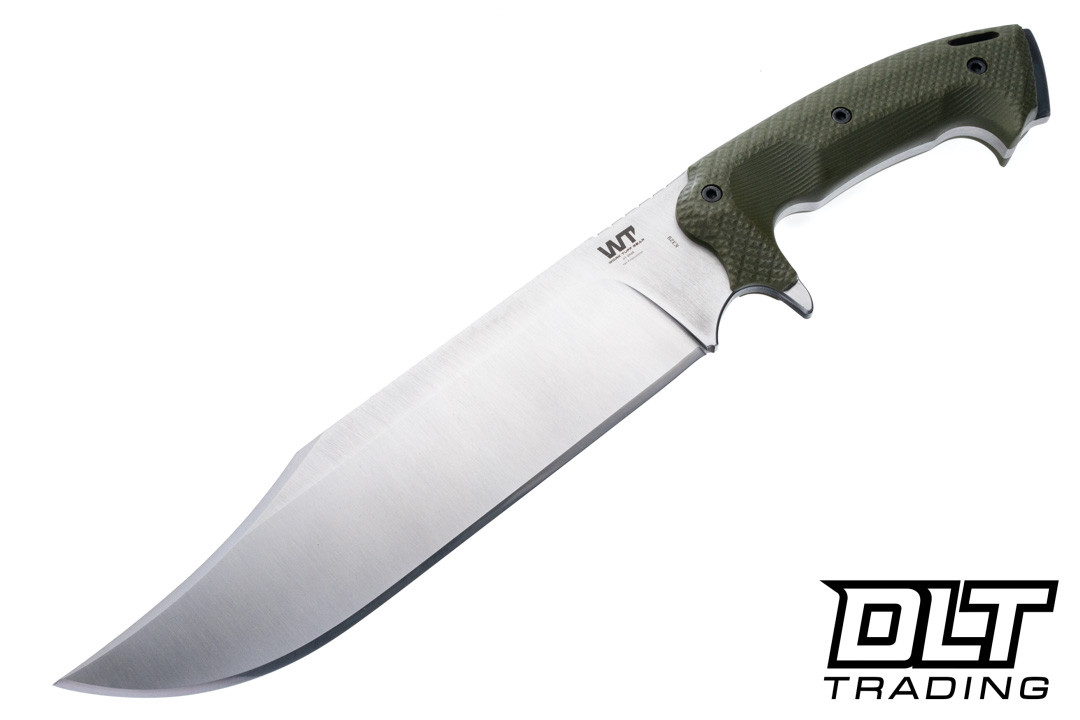 ⭐️クリーニング済⭐️T-HUNTING タイガー WTG Primal - K329 Satin Blade - OD Green G-10 Gator Grip - OD