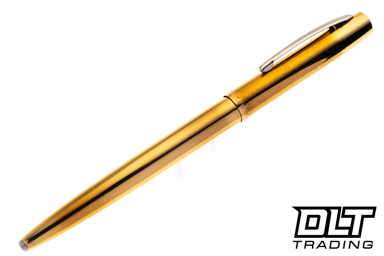 Fisher Space Pen Cap-O-Matic Pen - Raw Brass - DLT Trading