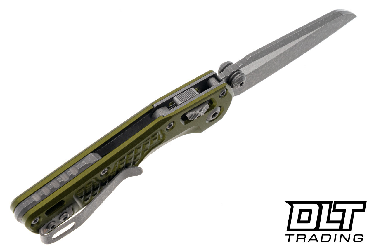 Microtech 210M-10APFROD MSI Mini Ram-Lok - OD Green Frag Handle