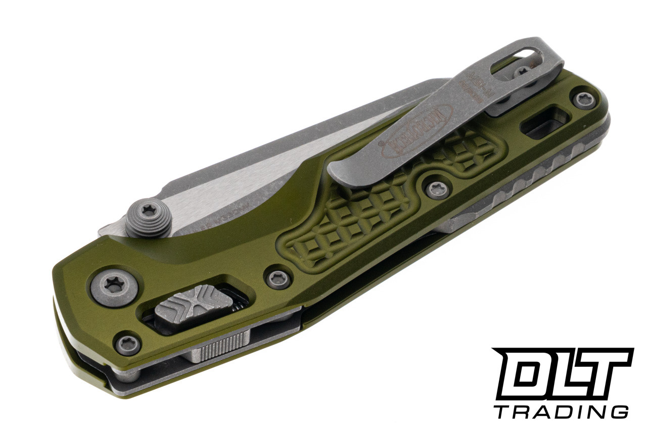 Microtech 210M-10APFROD MSI Mini Ram-Lok - OD Green Frag Handle