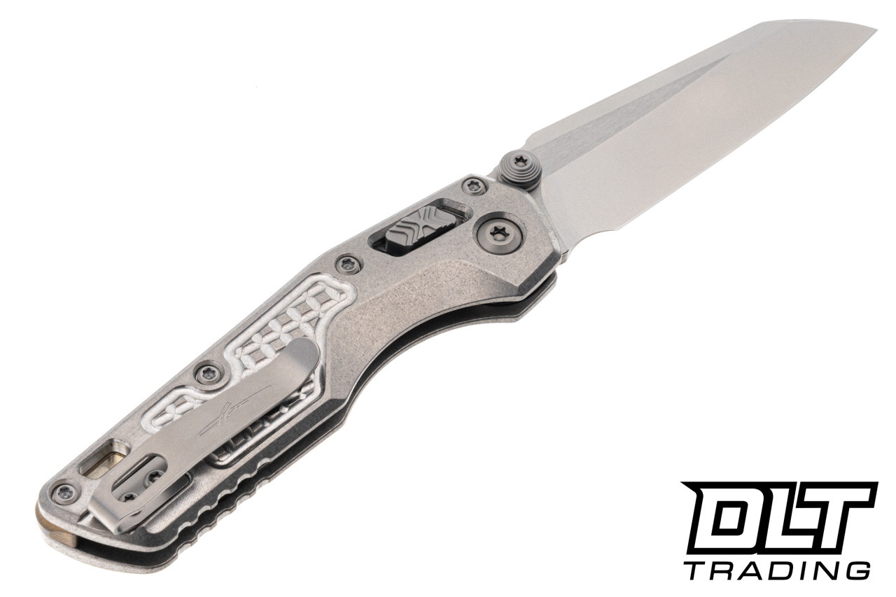 Microtech 210M-10FRMS2 MSI Mini Ram-Lok - Stonewash Frag Titanium