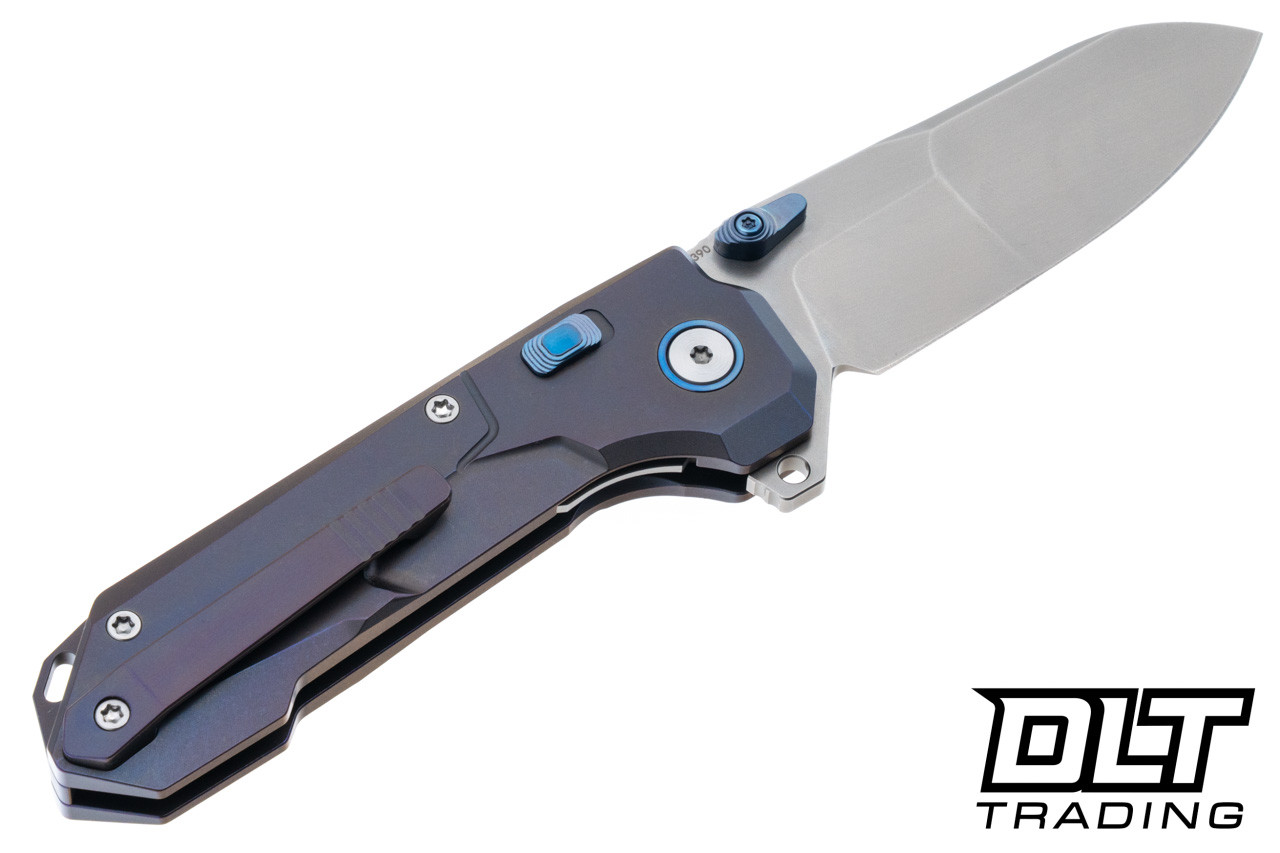 Remette Cosmic RTCO-TB - Blue Titanium - Pearlescent M390 Blade