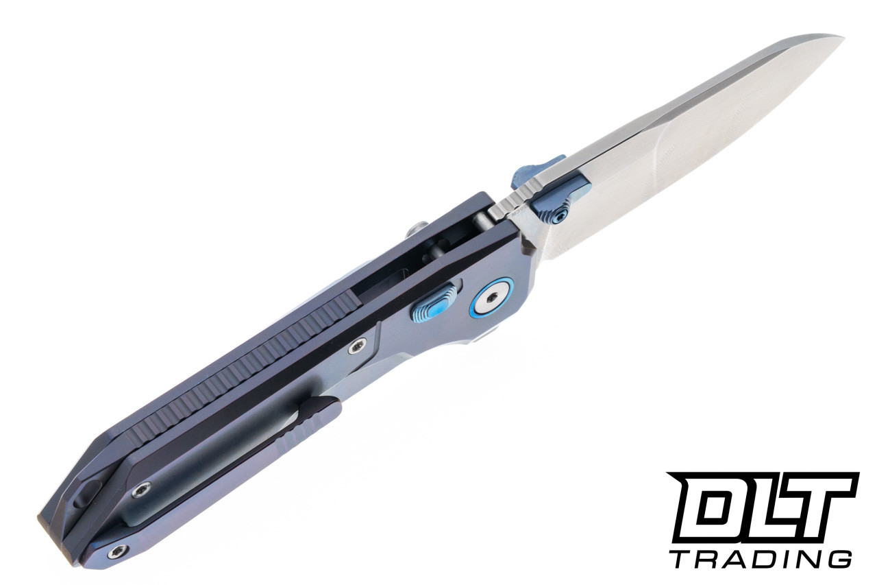 Remette Cosmic RTCO-TB - Blue Titanium - Pearlescent M390 Blade