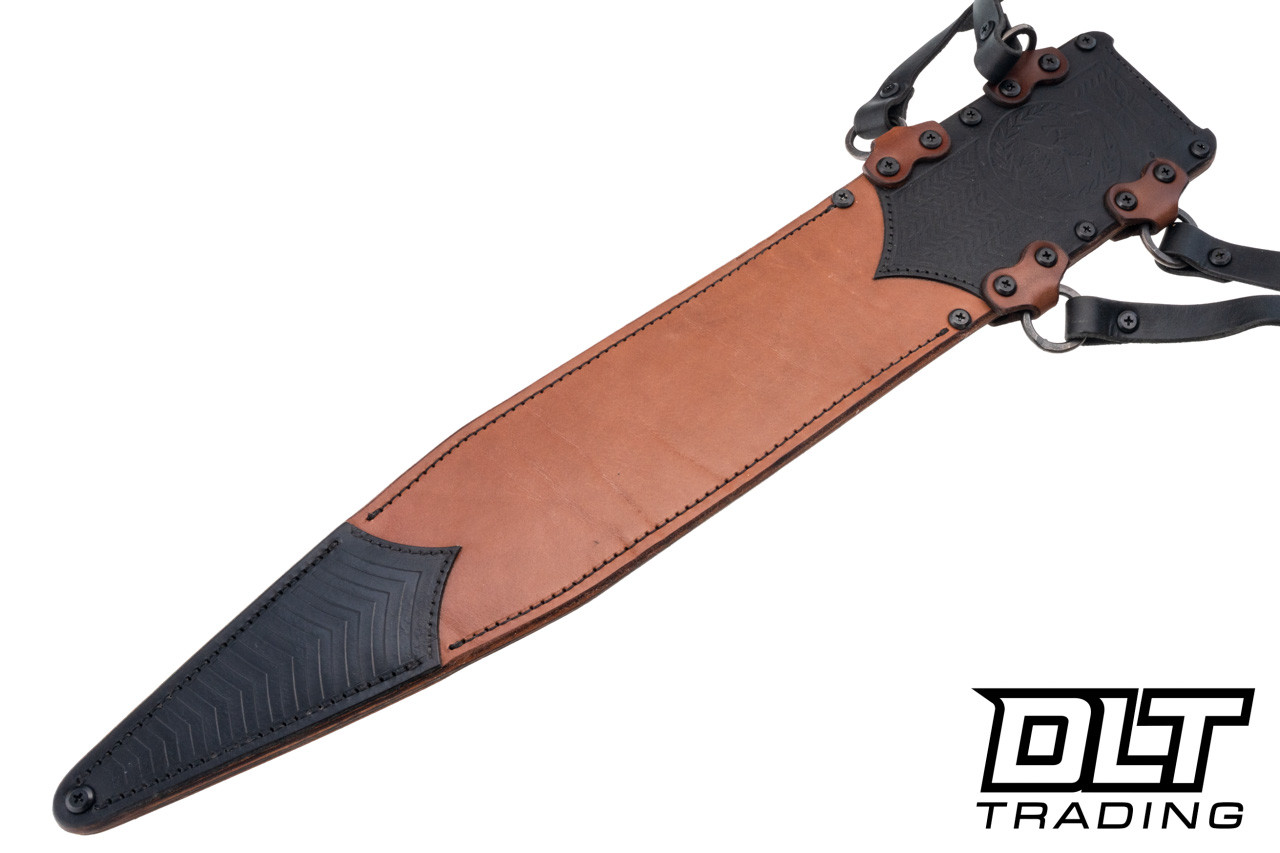 RMJ Tactical Gladius - Burnt Bronze Cerakote 3V Blade - Black G-10