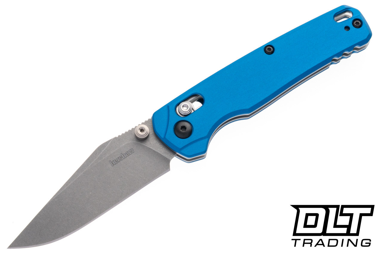 Kershaw Bel Air 6106BLU - Blue Aluminum - Clip Point MagnaCut