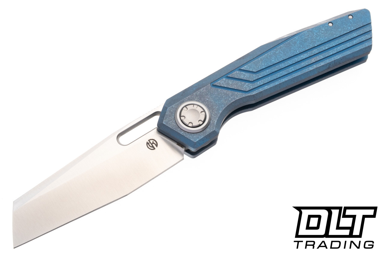 Vosteed Xeno - Vanchor Lock - Blue Titanium - Satin Vanax Blade