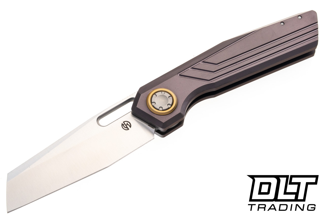 Vosteed Xeno - Vanchor Lock - Dark Reddish Purple Titanium - Satin Vosteed Xeno - Vanchor Lock - Dark Reddish Purple Titanium - Satin