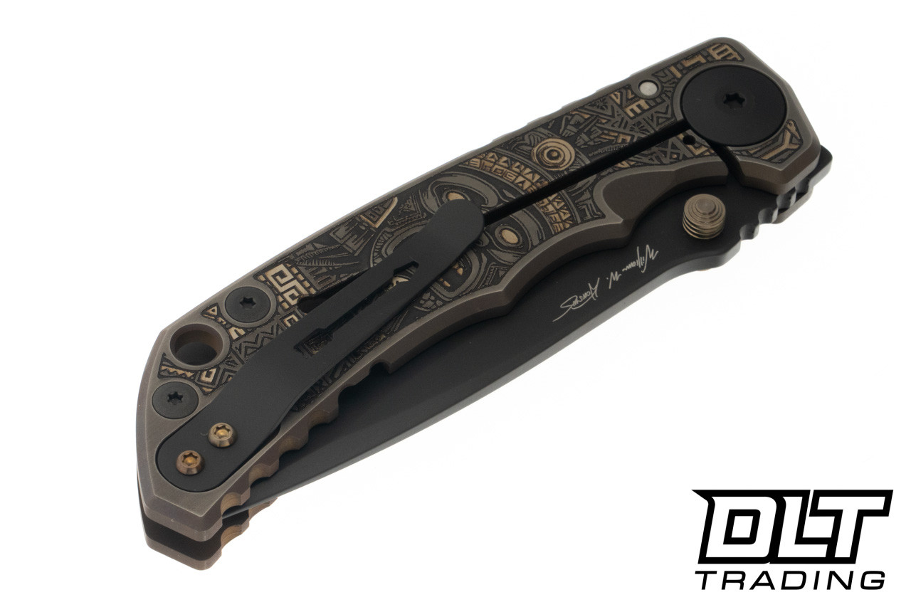 Spartan Blades Spartan Harsey - Aztec - Black MagnaCut Blade - DLT