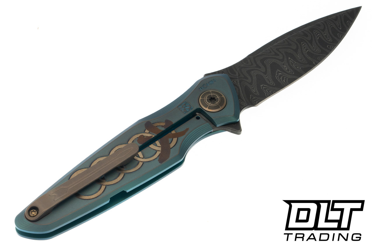 Spartan Blades Pandia - Ronin Five Rings Project - Fire - Damascus