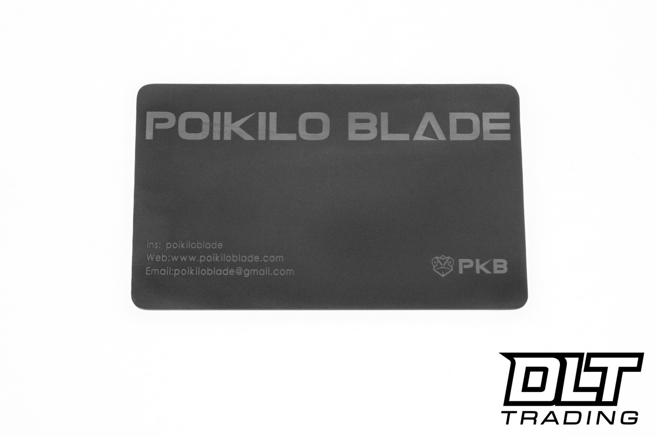 Poikilo Blade Gecko M 2025 Blade Show - Zircu-Ti Handle - Black