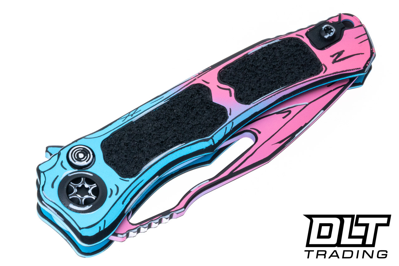 Heretic Wraith V4 Manual S/E MagnaCut Clip Point - Cotton Candy