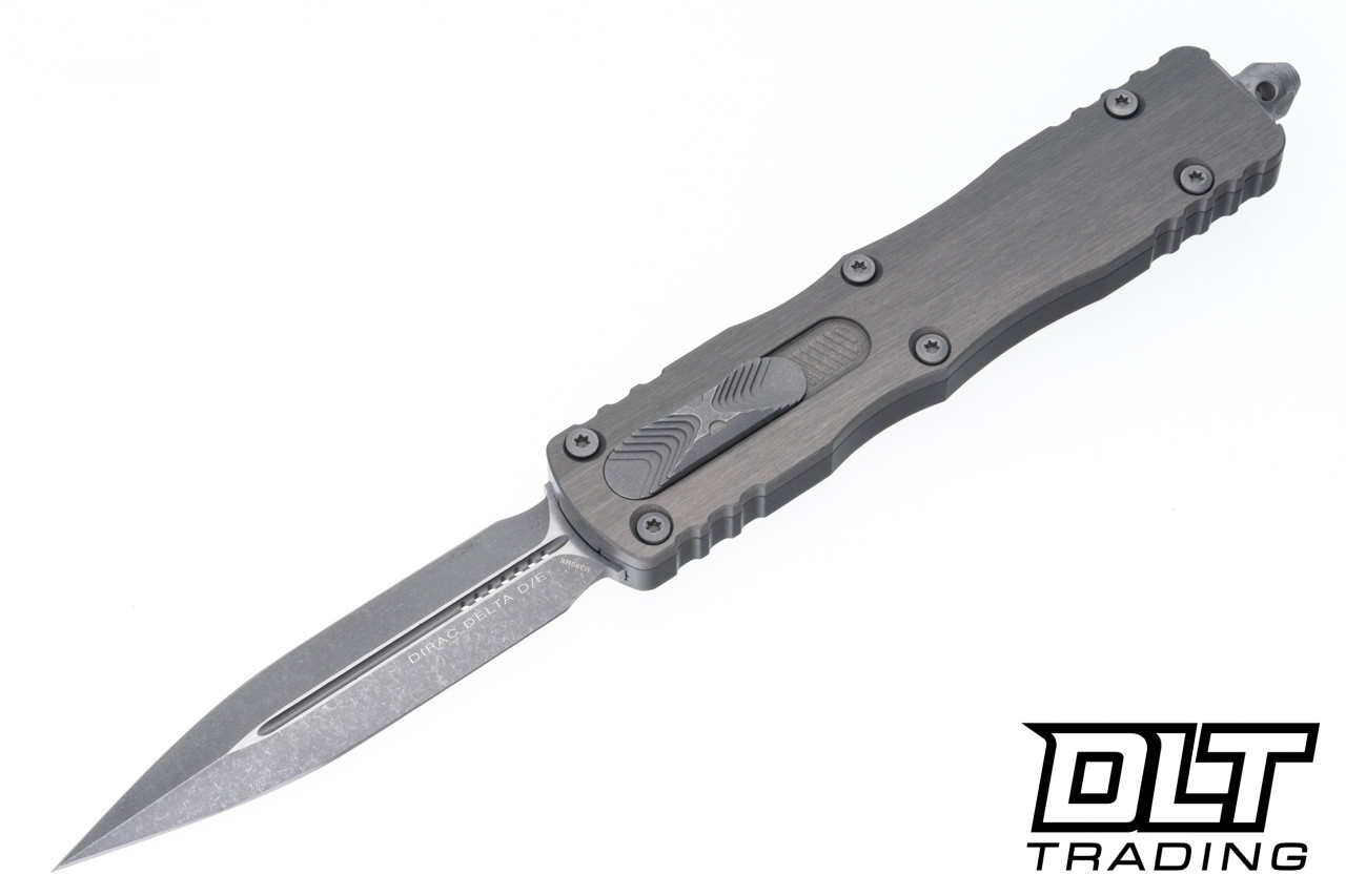Microtech 227-10APNC Dirac Delta D/E - Natural Clear Handle