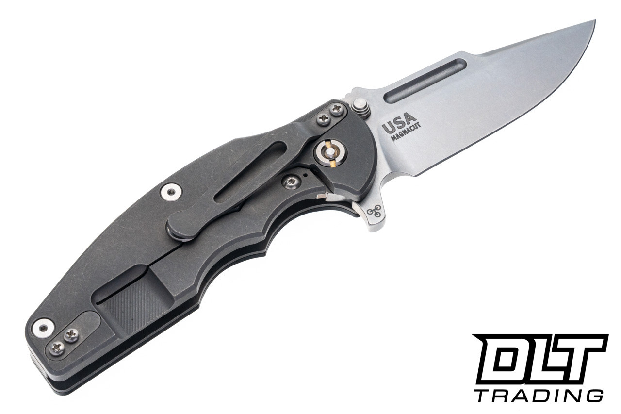 Hinderer Jurassic Frontier Clip Point MagnaCut - Working Finish