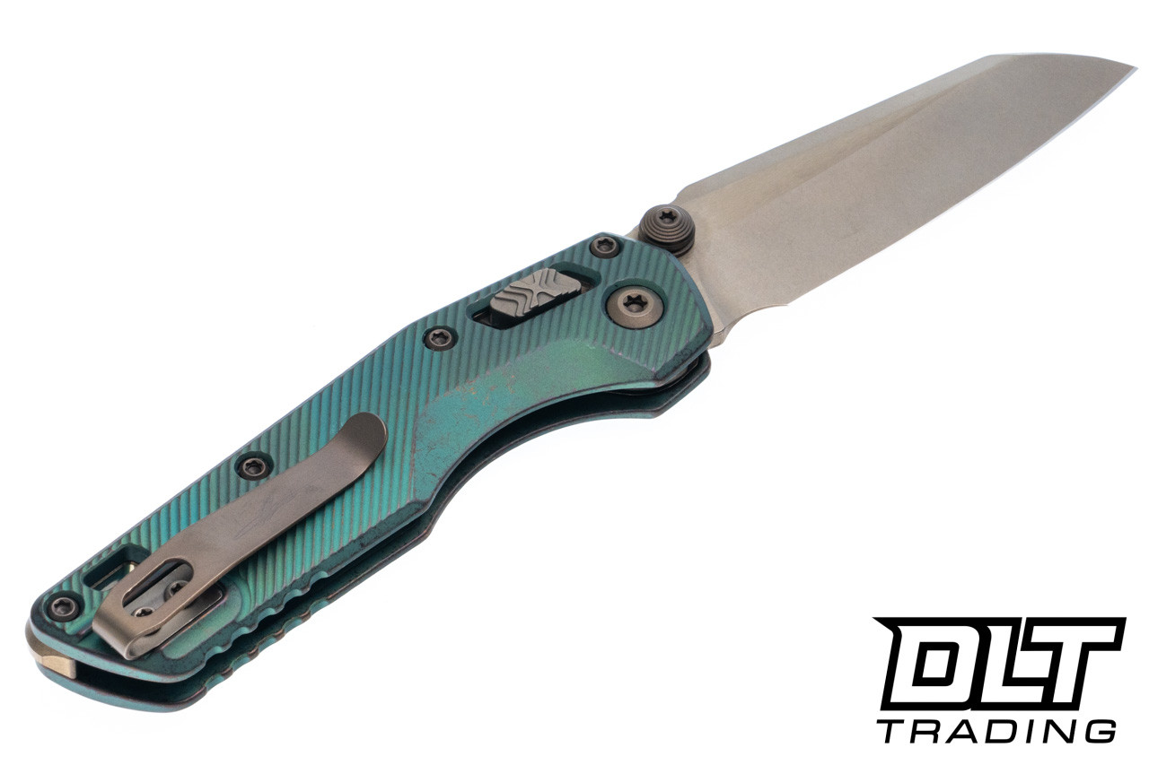 Microtech 210M-13FLMS2 MSI Mini Ram-Lok - Antique Green Fluted