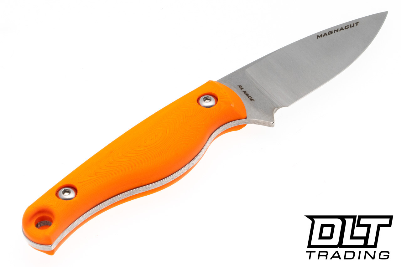mako Creely Blades Mako MagnaCut - Orange - Black Kydex Sheath - DLT