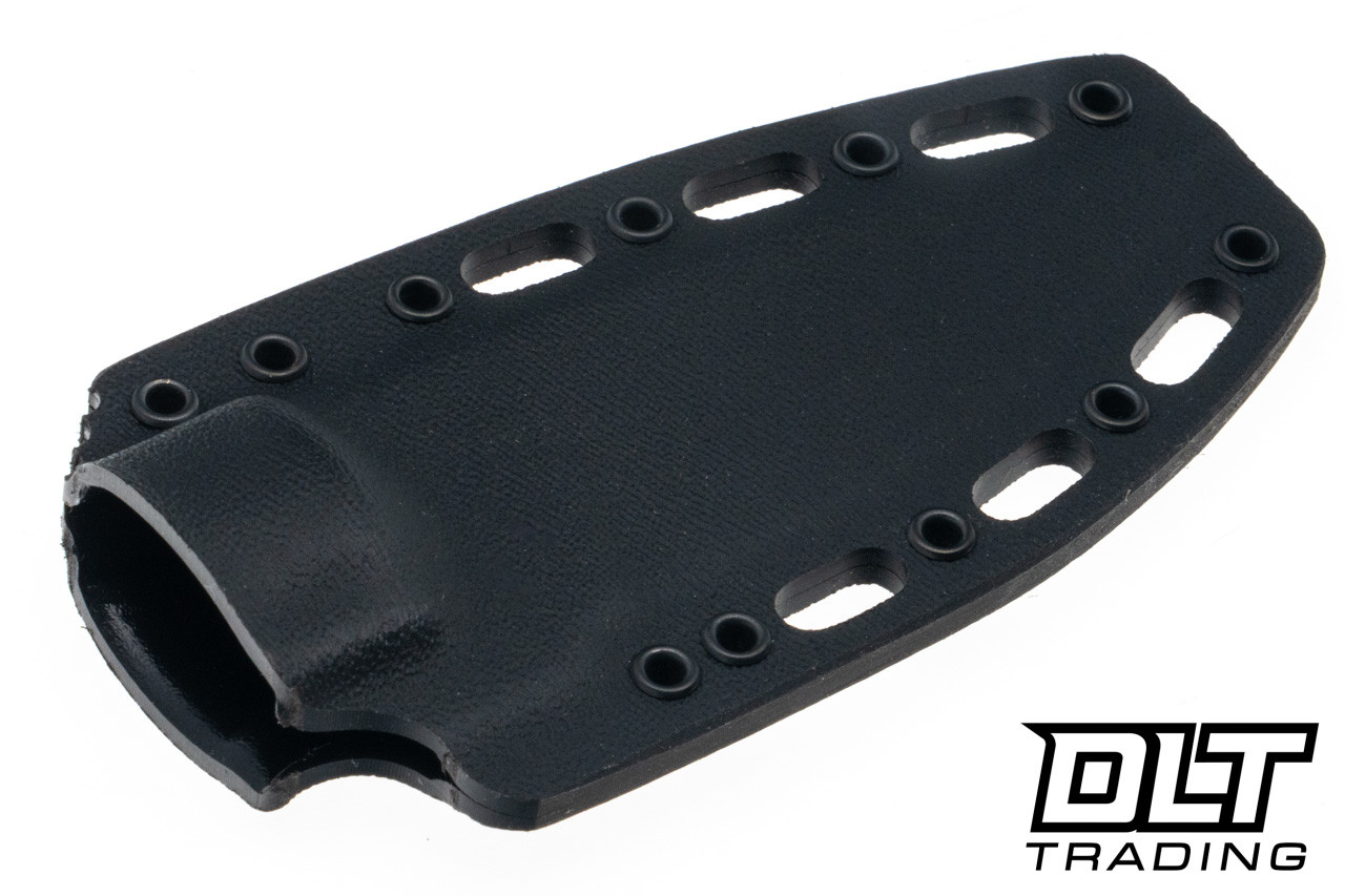 Creely Blades Mako MagnaCut - Orange - Black Kydex Sheath - DLT