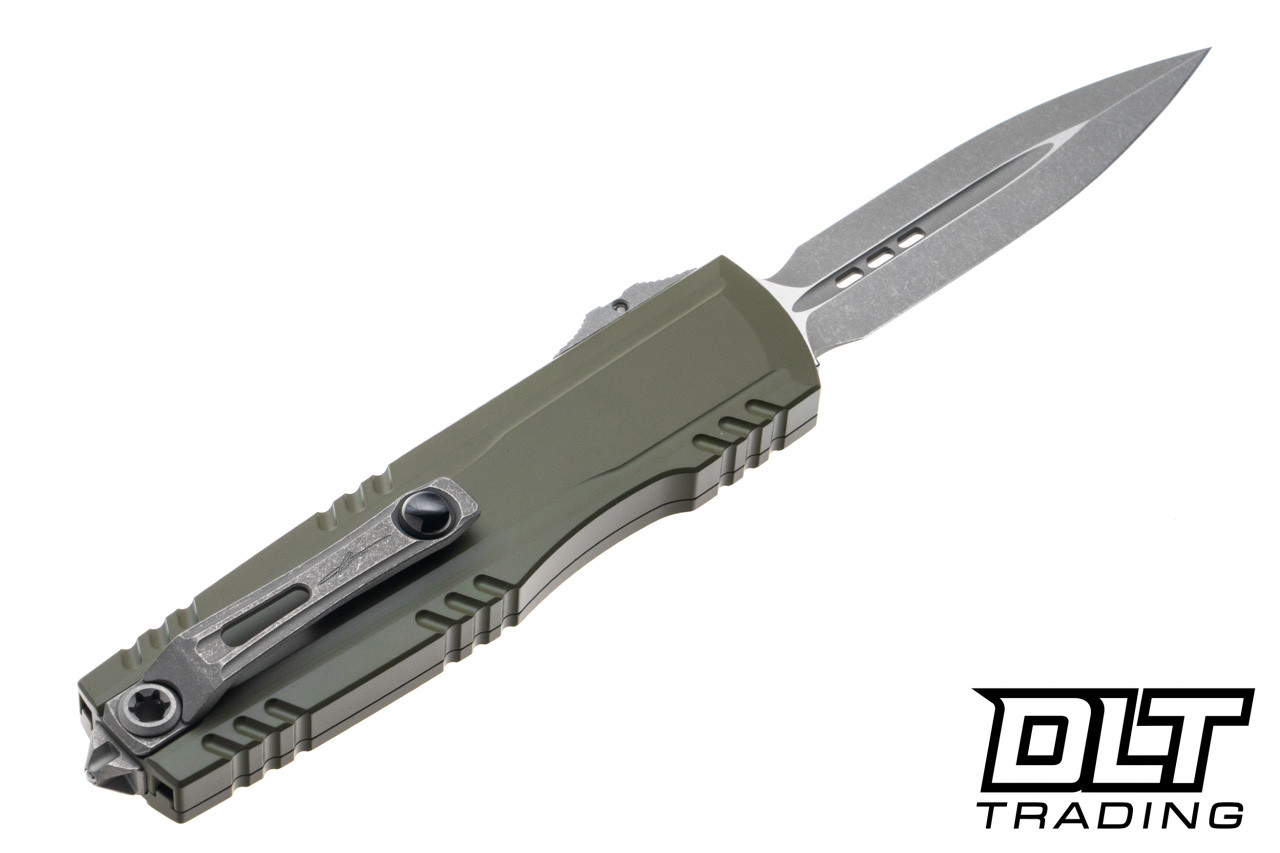 Microtech 1270-10APMGS Luminary ZBP D/E - Moss Green Handle
