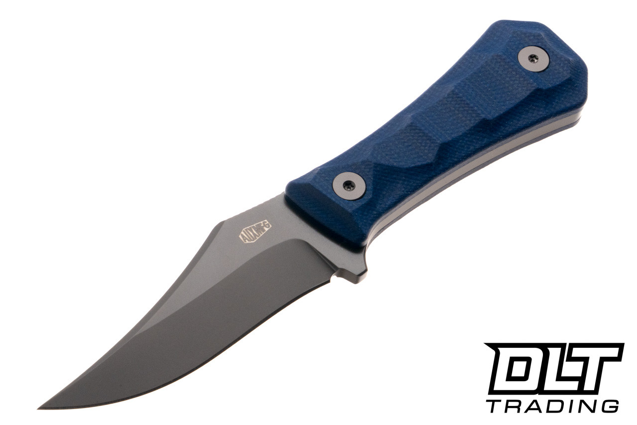 Auxiliary Manufacturing Pocket Bowie Deadhead - Blue Micarta