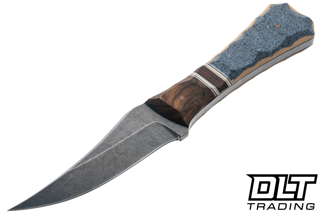 Auxiliary Manufacturing Pocket Bowie XL - Sharky Blue Grip X & G