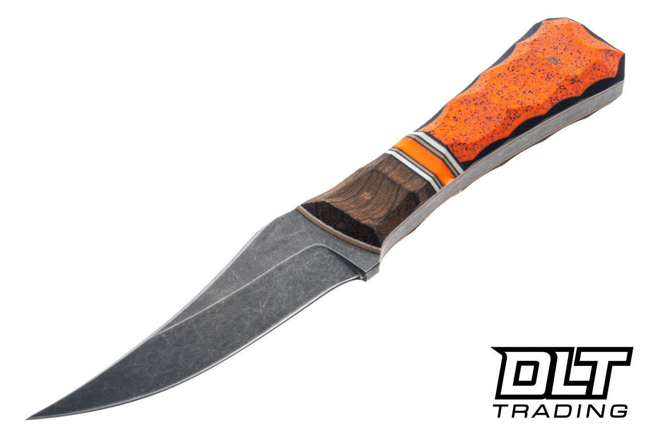 Auxiliary Manufacturing Pocket Bowie XL - Sharky Orange Grip X & G