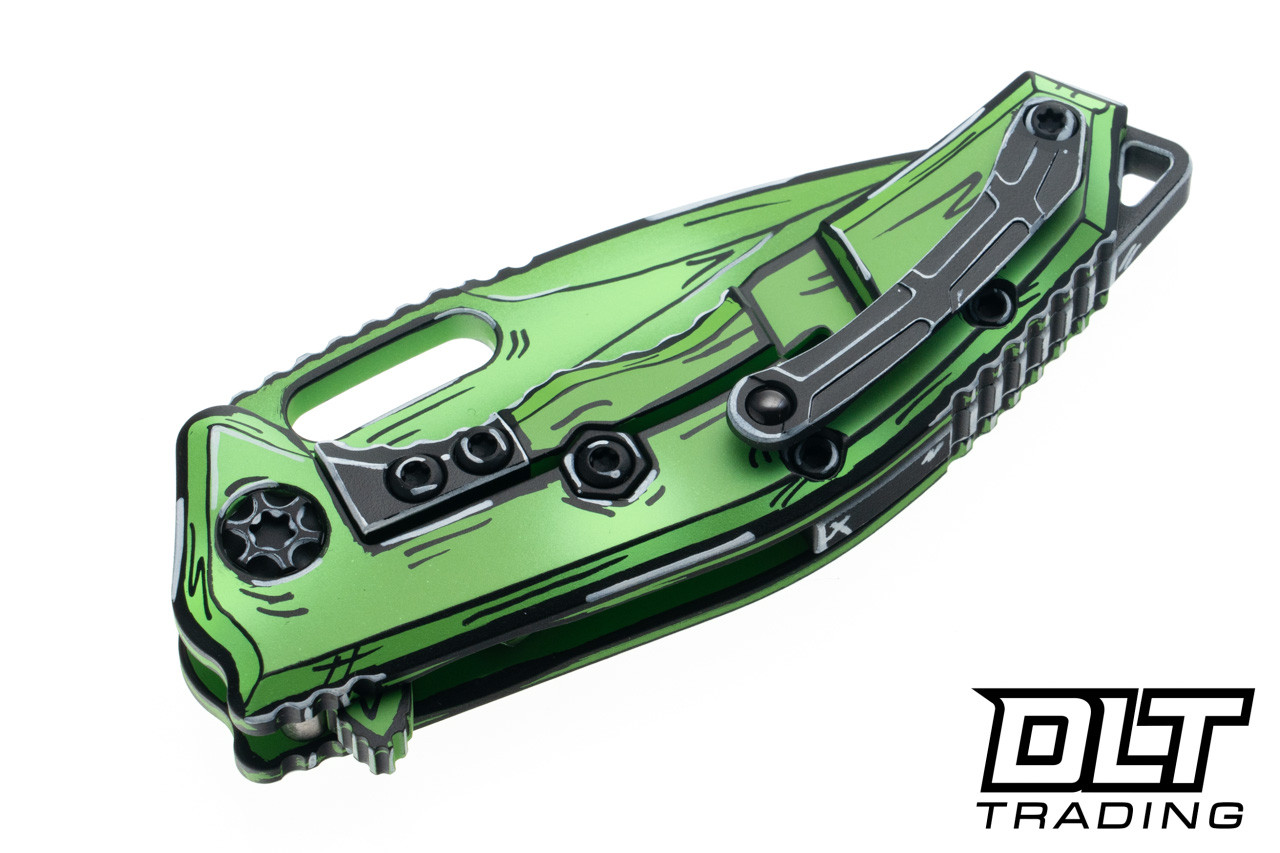 Heretic Medusa Manual - MagnaCut Recurve Blade - Toxic Green Cel
