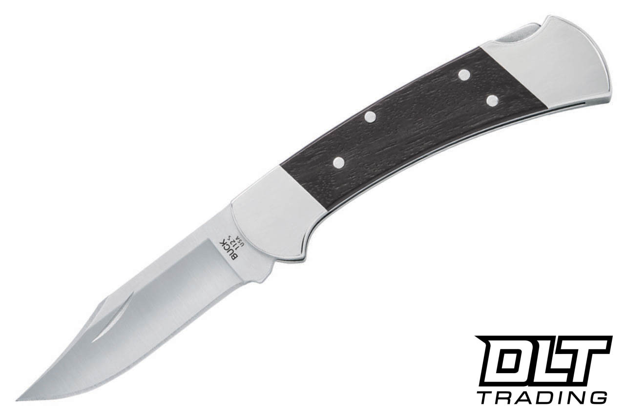 Buck 112 Slim Heritage Elite 112BRS20 - Ebony - Nickel Silver Bolsters - Clip Point MagnaCut Blade