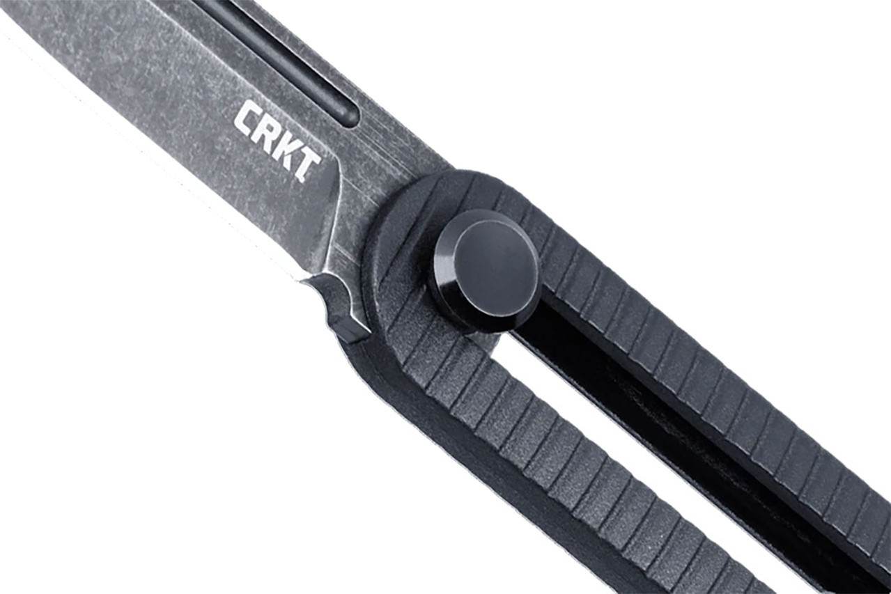CRKT KatanaX Manual - Black Grivory - Black Stonewash D2 Blade