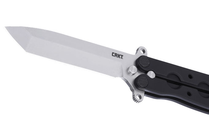 CRKT M16-02BALI - Black Aluminum - Stonewash MagnaCut Blade - DLT
