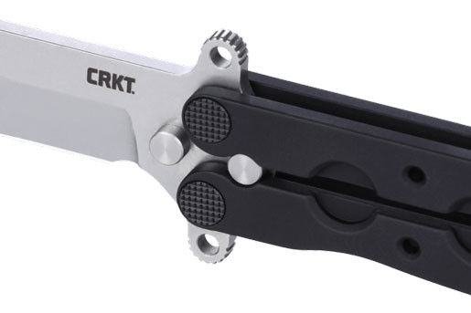 CRKT M16-02BALI - Black Aluminum - Stonewash MagnaCut Blade - DLT