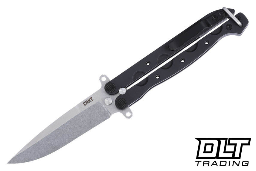 CRKT M16-03BALI - Black Aluminum - Stonewash MagnaCut Blade - DLT