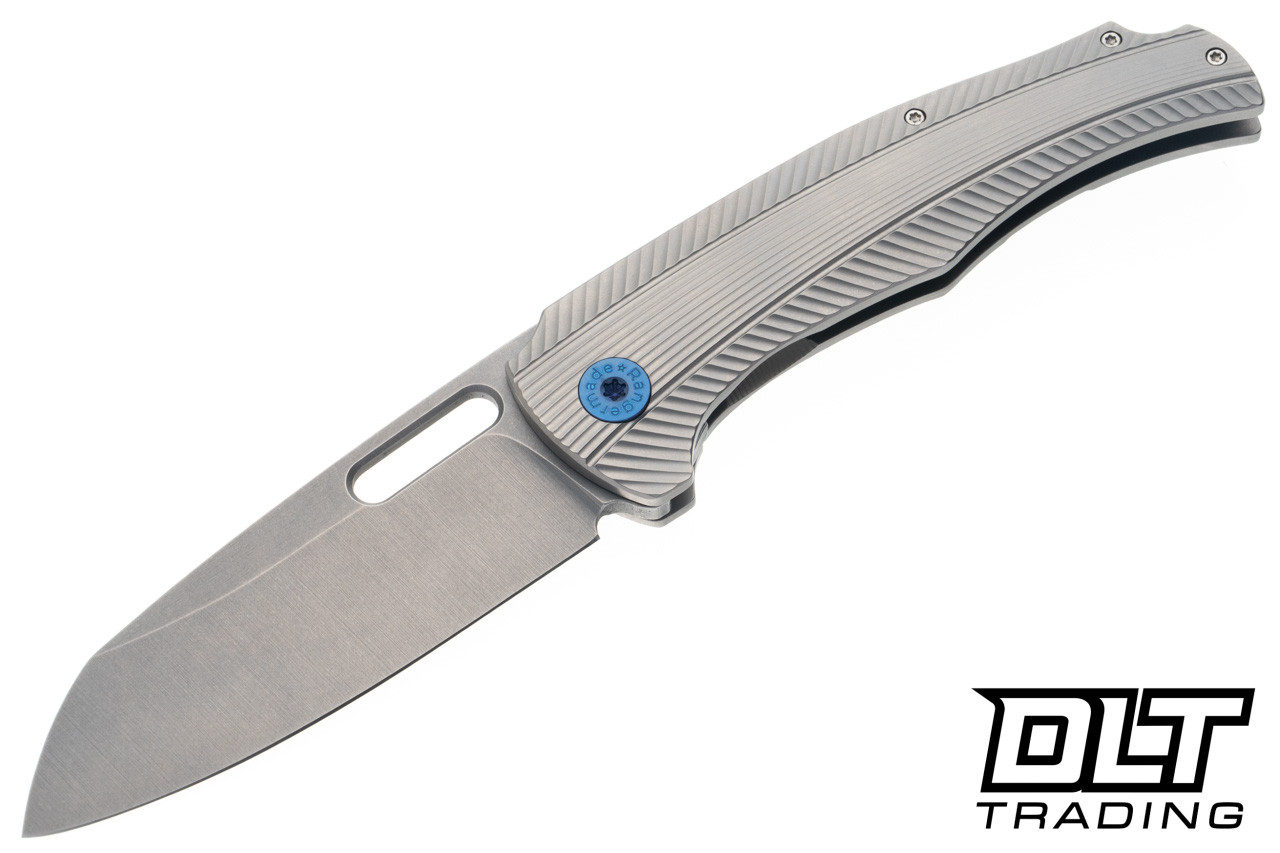 Rangermade Knife & Tool OBJ-1 - Titanium Handle - Sheepsfoot