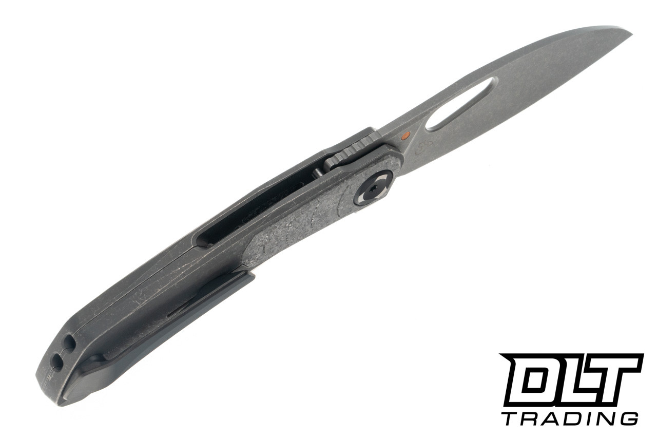 Poikilo Blade VK Crab S2 - Dark Stonewash Titanium Handle - Silver