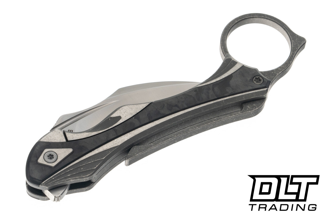 Poikilo Blade Thorny Devil - Two Tone Titanium - Black FatCarbon