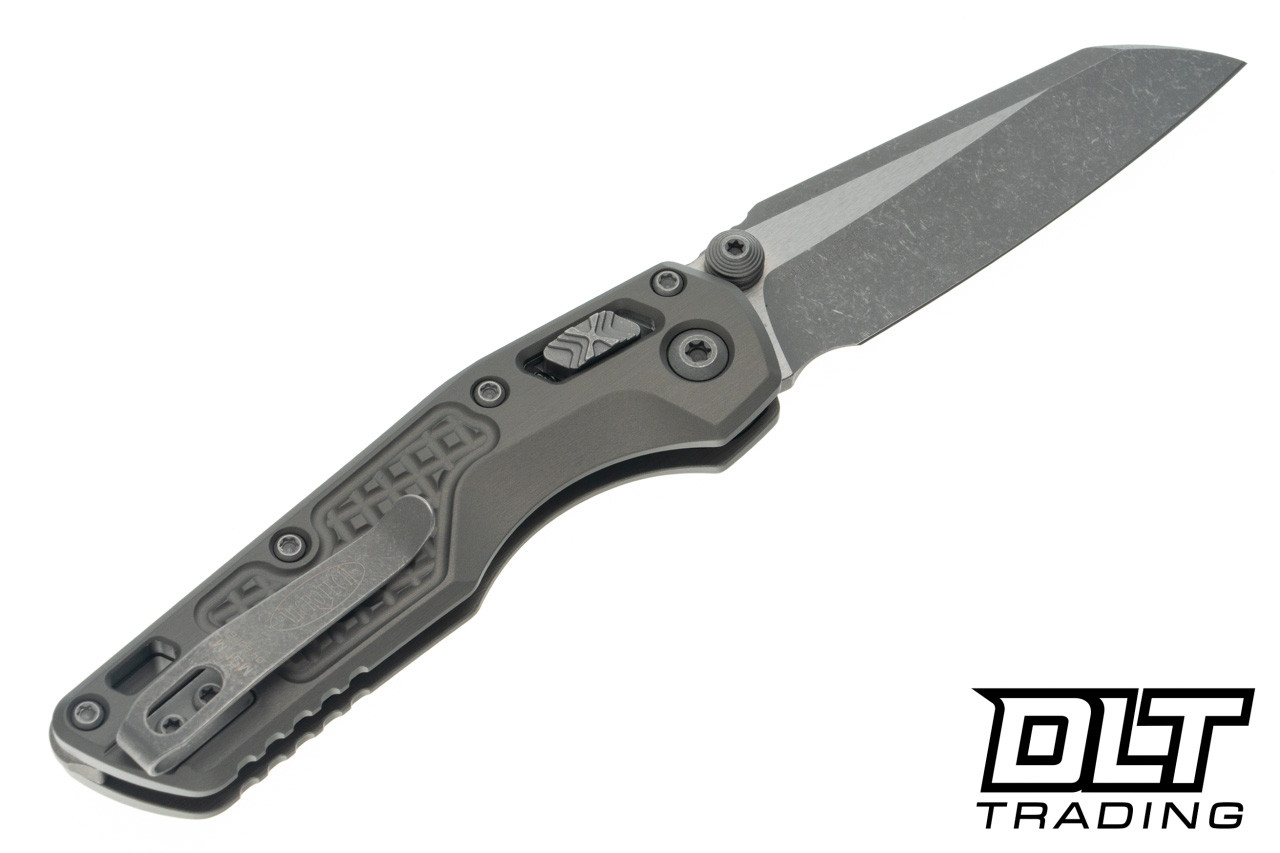 Microtech MSI Mini - Natural Clear Frag Handle - Apocalyptic Blade
