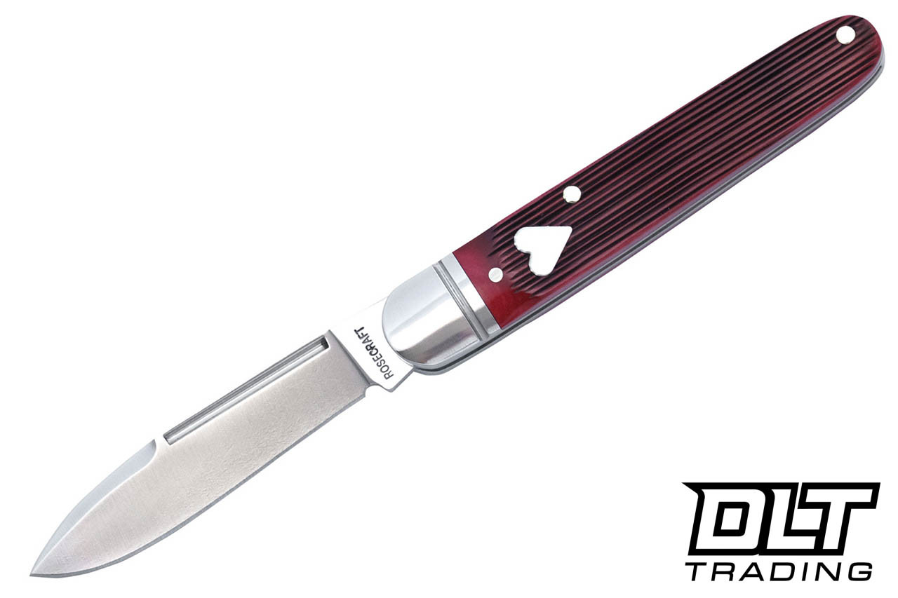 RoseCraft Blades Tuckahoe Jack - Red Barnboard Jigged Bone