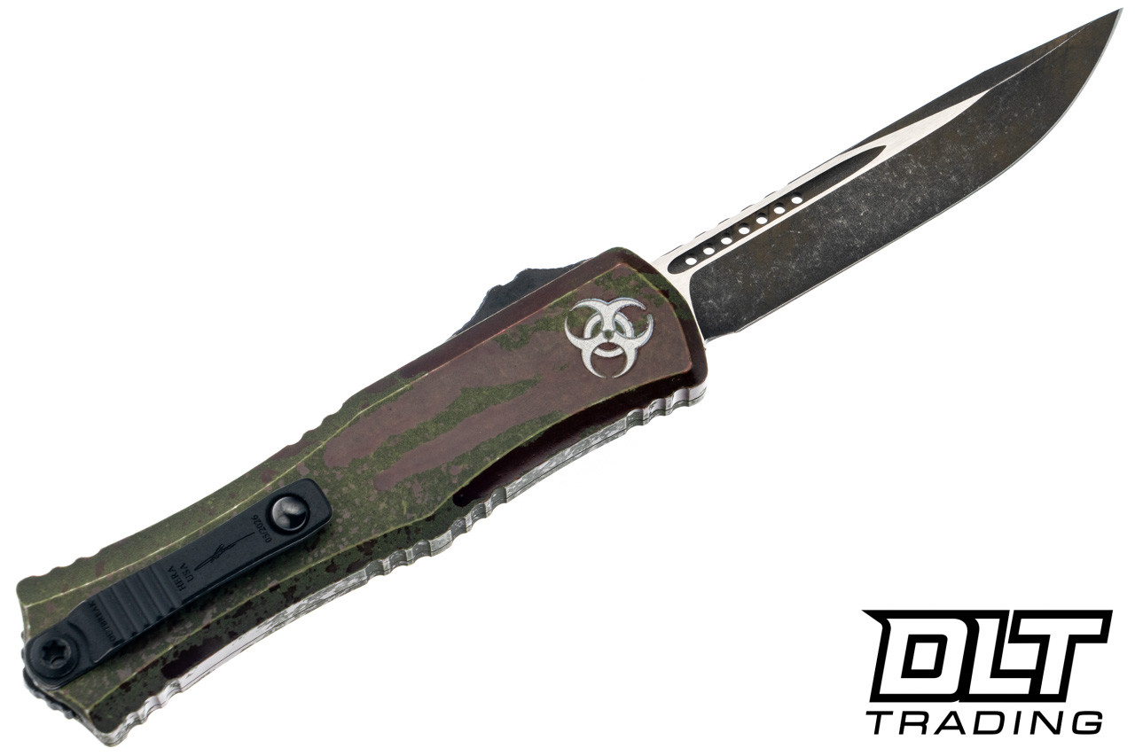 Microtech Hera II Mini - Outbreak Handle - Stonewashed Blade