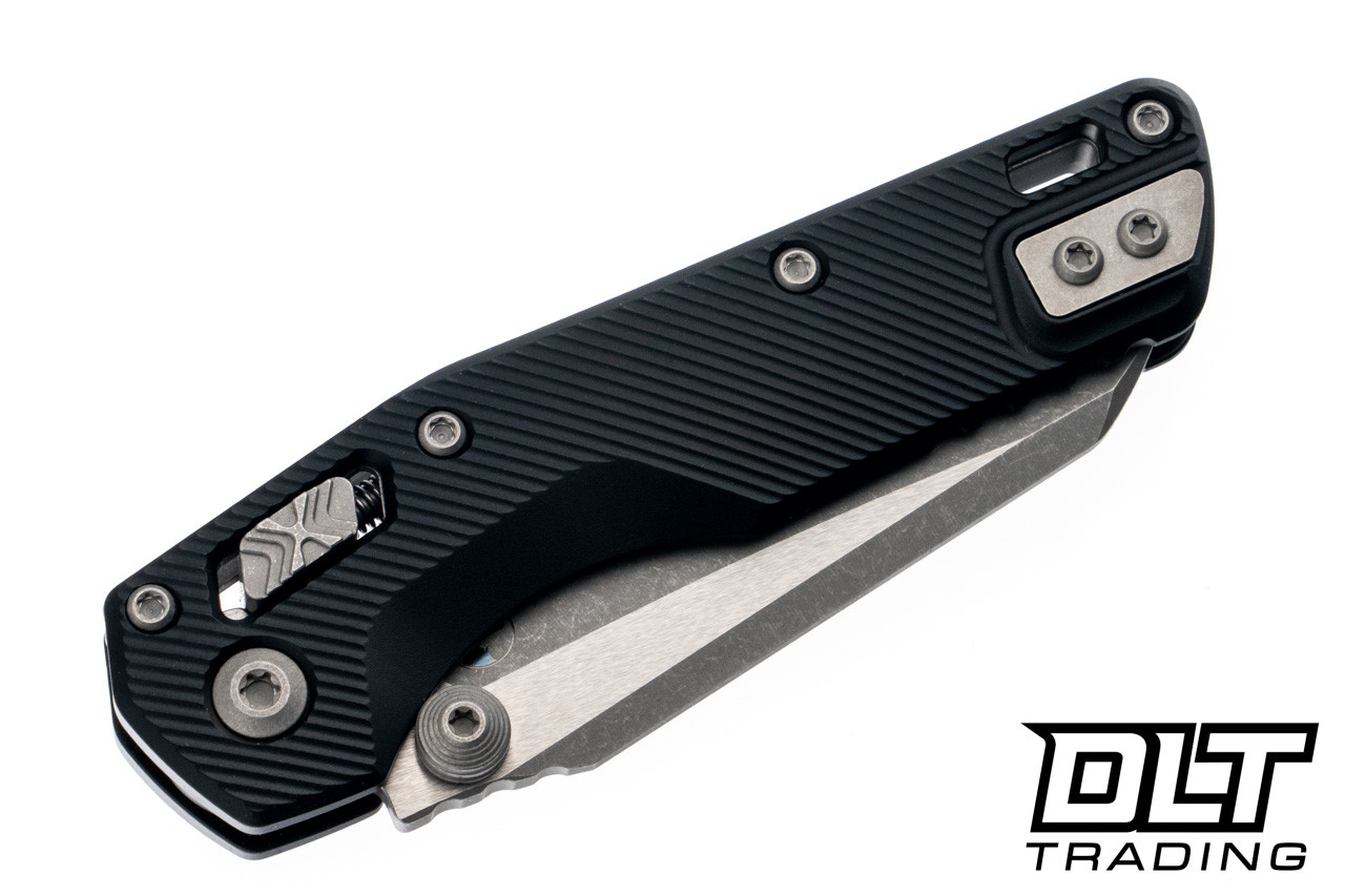 Microtech MSI Mini Ram-Lok - Black Fluted Handle - Apocalyptic