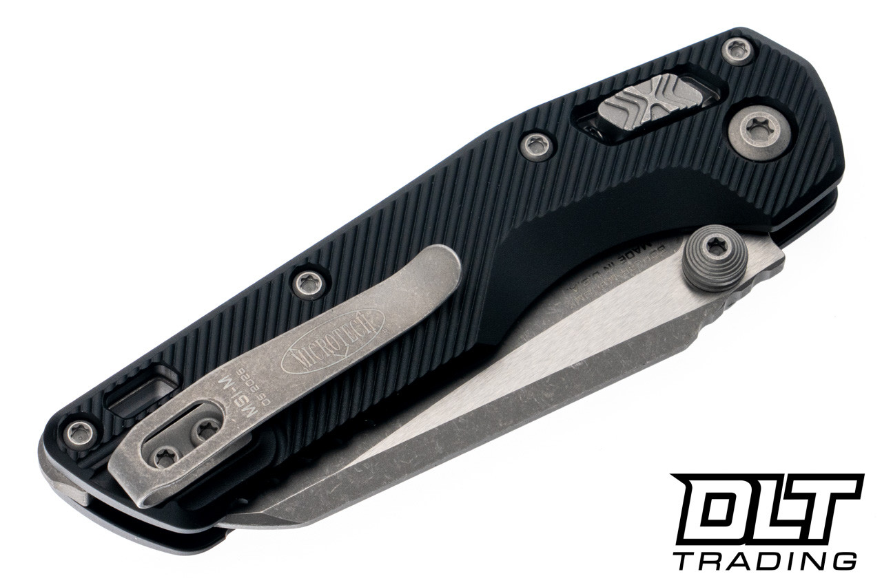 Microtech MSI Mini Ram-Lok - Black Fluted Handle - Apocalyptic
