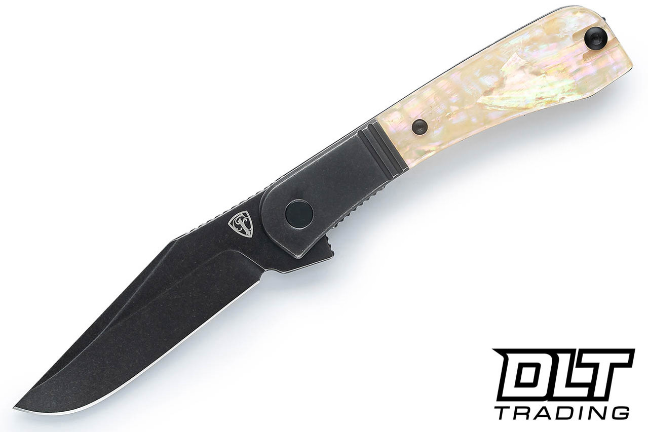 y*a様 極美品　Church’s PADFIELD Polished Bind Finch Gooseneck - Mother of Pearl - Blackwashed 14C28N Blade - DLT