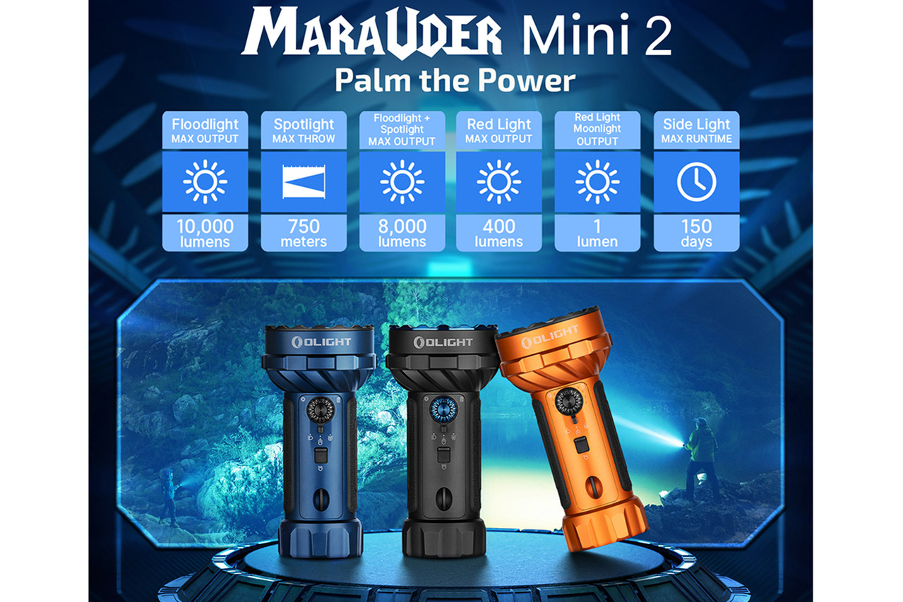 Olight Marauder Mini 2 - Black - DLT Trading
