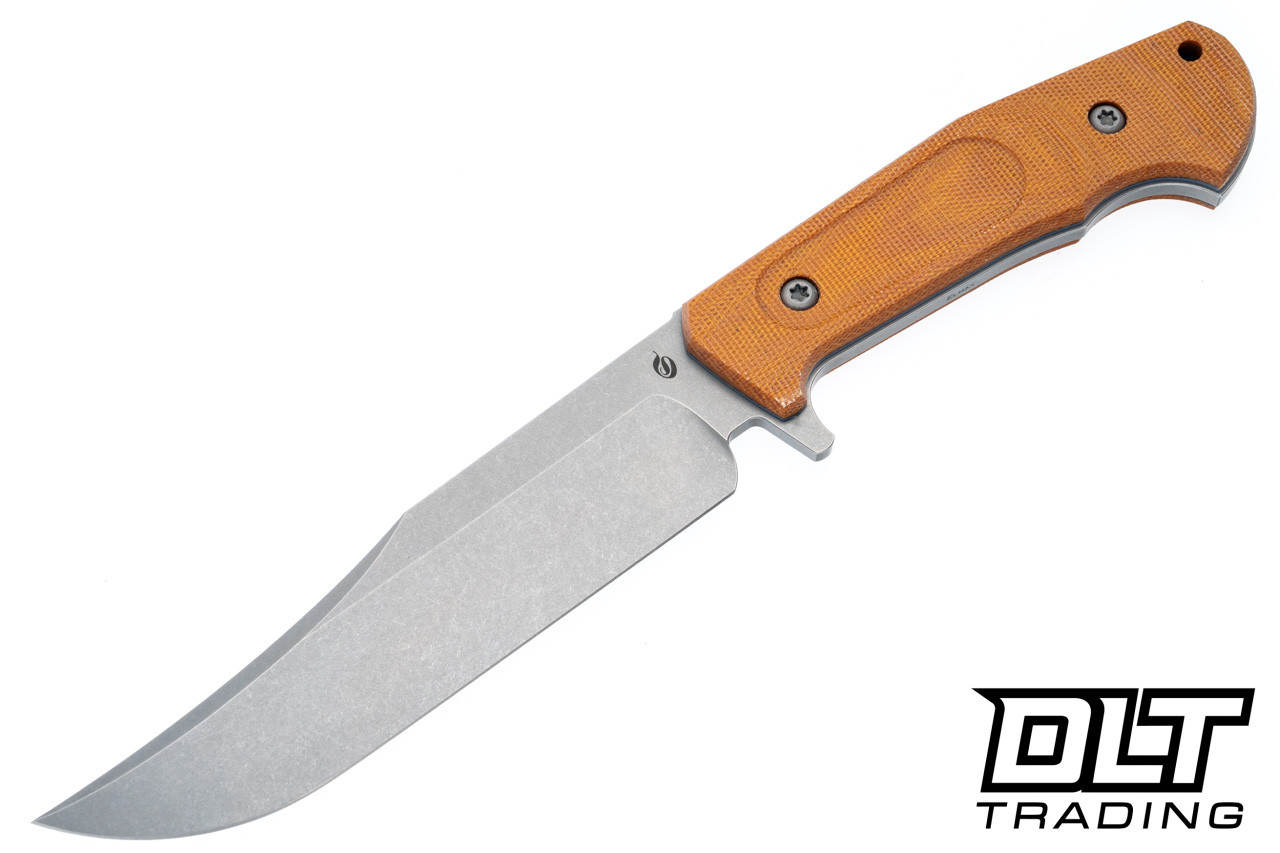 WWW_38SHADE ホリックマver　ウォールナット Sliwkosky Rambler - Natural Canvas Micarta - Stonewash Elmax Blade
