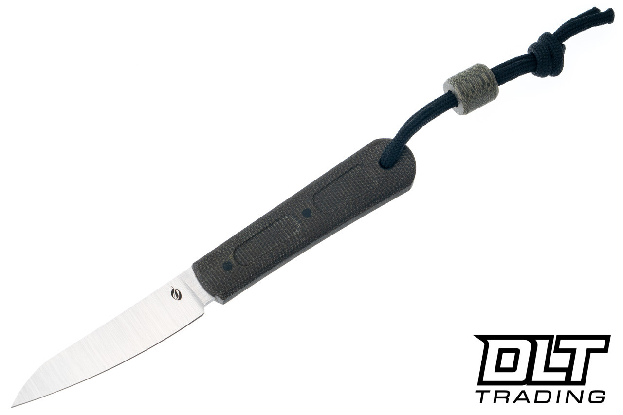 Sliwkosky Apex - Green Canvas Micarta - Satin AEB-L Blade - Green