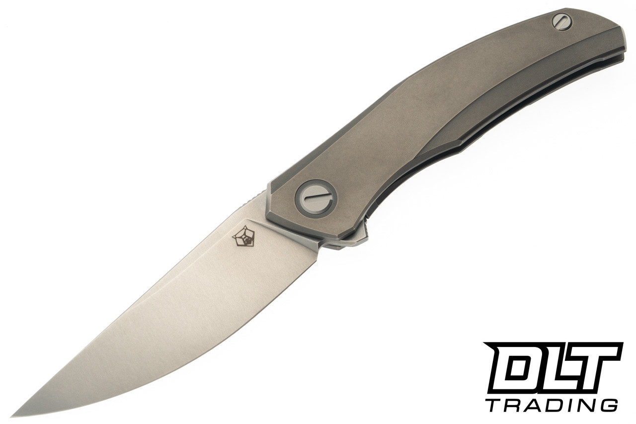 Shirogorov Q95 Ursus MRBS - Titanium - Stonewashed Elmax Blade