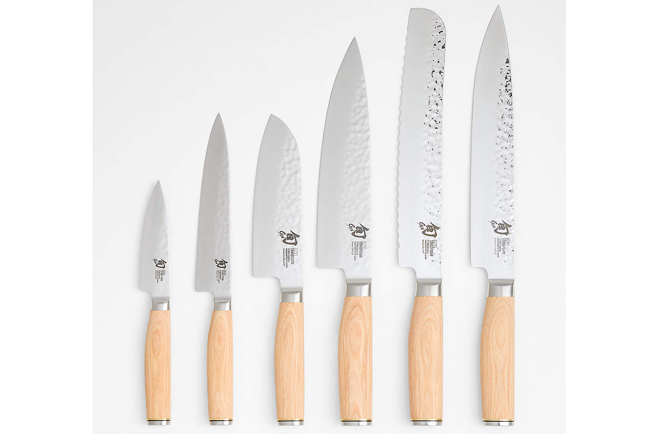 Shun Premier 8 Piece Professional Block Set - Blonde Pakkawood