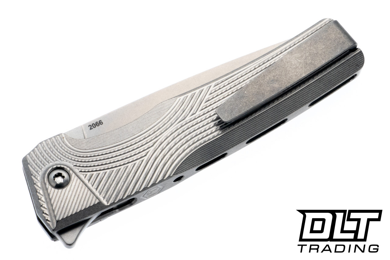 MachineWise Sonora - Raw Ti Bolster - Streamline Stonewash